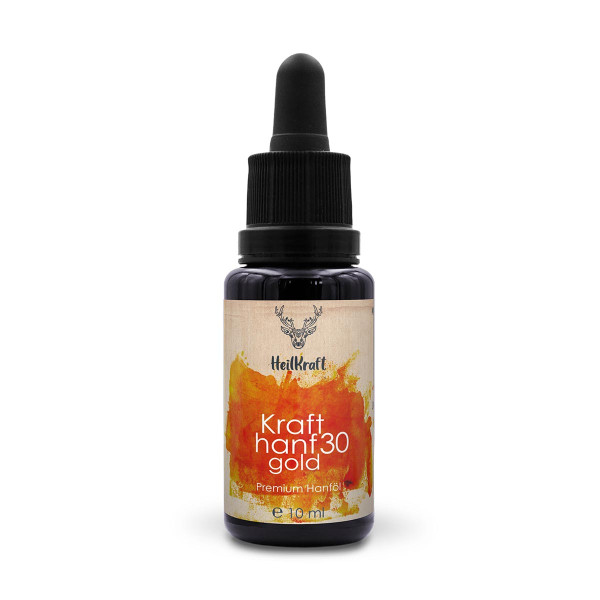 Krafthanf 30 Gold - Premium CBD Vollspektrum Hanf-Extrakt 5ml