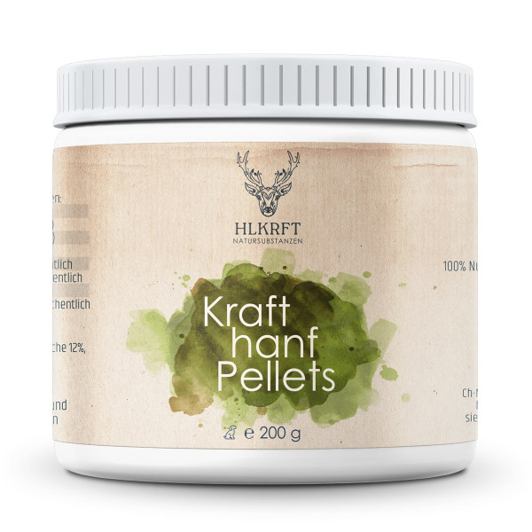 Krafthanf Pellets für Hunde - 200g
