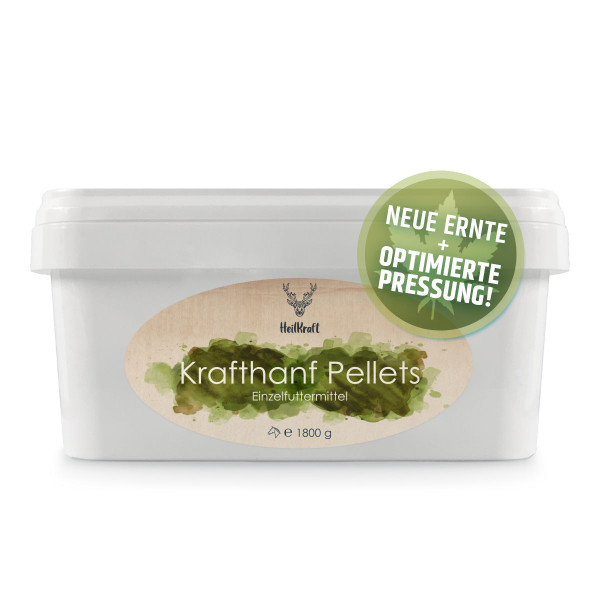 Krafthanf Pellets für Hunde - 1800g
