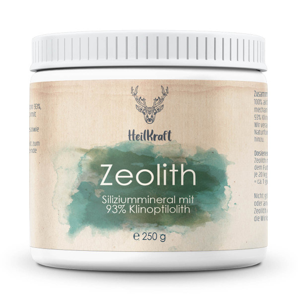 Natur-Zeolith - Vulkanmineral mit 94% Klinoptilolith 250g