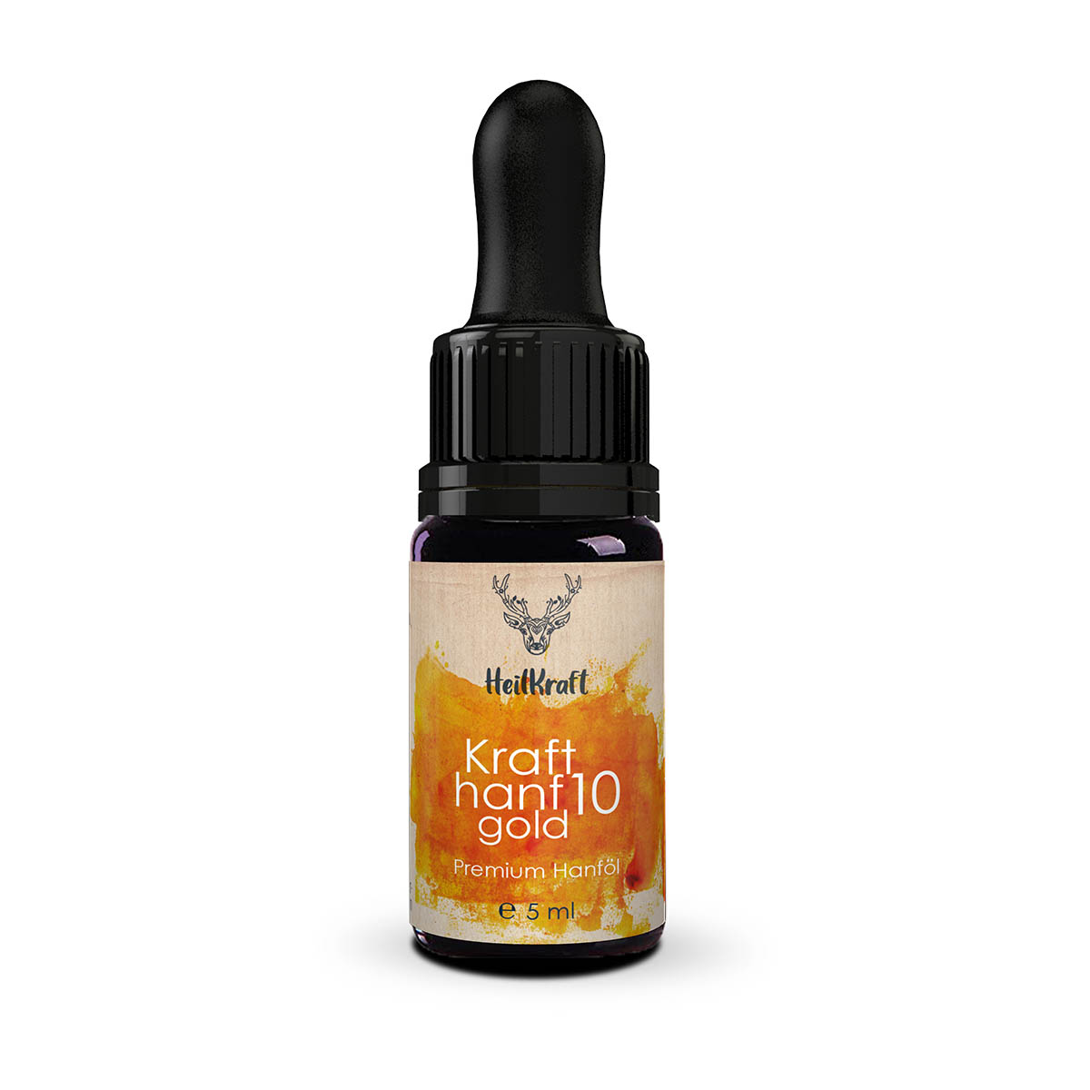 Krafthanf 10 Gold - Premium CBD Vollspektrum Hanf-Extrakt