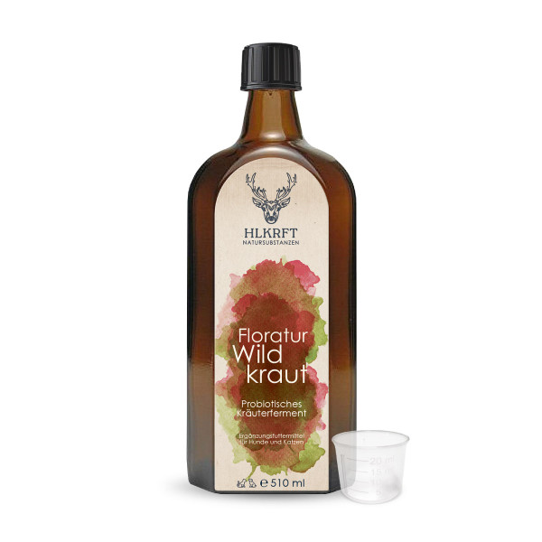 Floratur Wildkraut - Probiotisches 12-Kräuter Ferment 510mlml