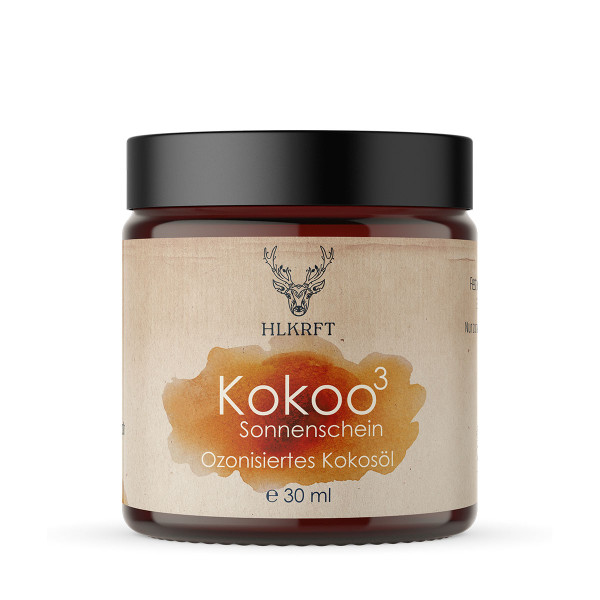 Kokoo3 Sonnenschein - Ozonisiertes Kokosöl Bergamotte / Mandarine