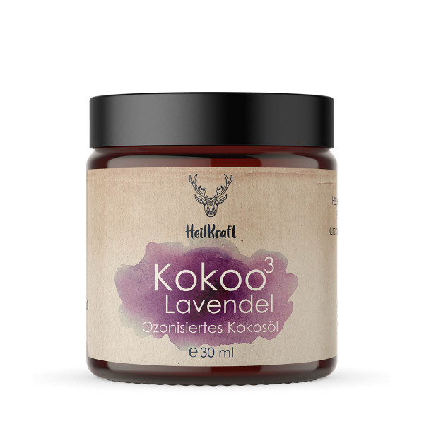 Kokoo³ Lavendel - Ozonisiertes Kokosöl + Lavendel